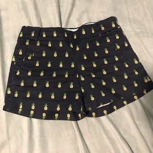 Pineapple shorts from J Crew